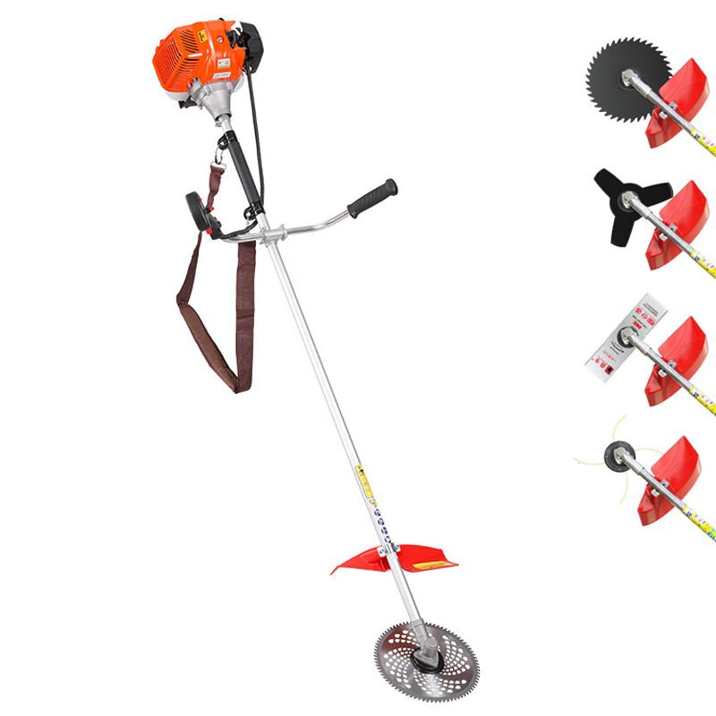 Promotion 45CC Two-Stroke Double-Shoulder Side-Mounted Brush Cutter Lawn Mower Professional Grade for DIY Garden Use
