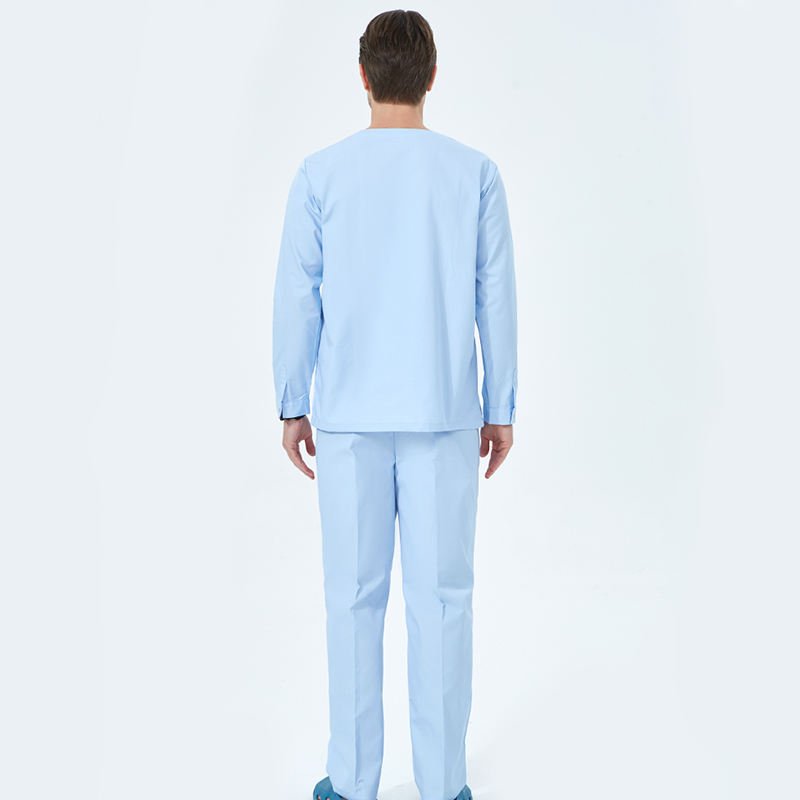 2026 Nurse Scrub Clothing Care Center Scrub Uniform Sets Round Neckline Cotton Polyester Medical Outfits