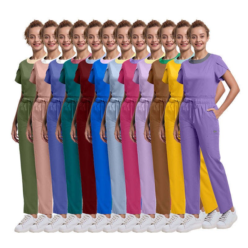 Premium Unisex Medical Scrubs Set for Nurses Healthcare Professionals High Quality Ultra-Soft Breathable & Anti-Wrinkle Fabric