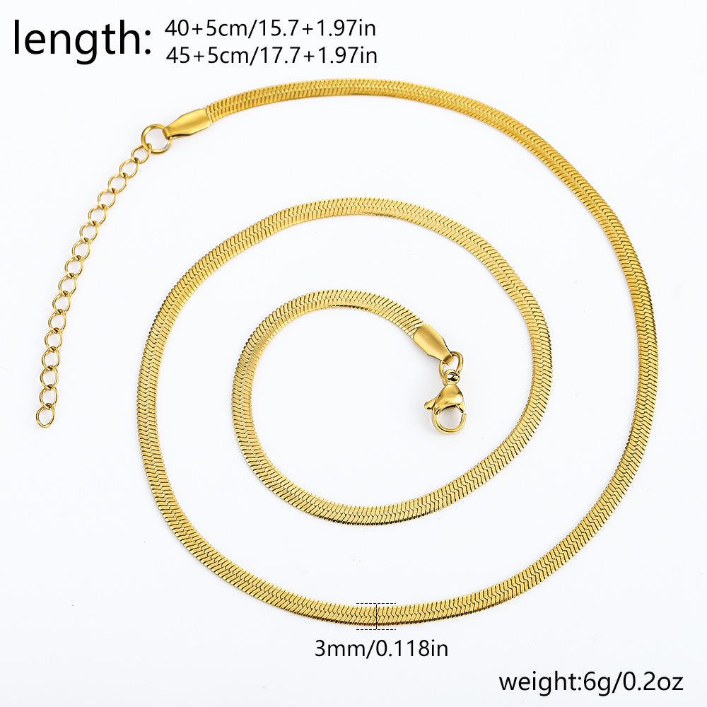 Wholesale 10pcs-Pack 1.5mm Box Chain 304 Stainless Steel Necklace with Lobster Clasp DIY Jewelry Findings for Jewelry Making