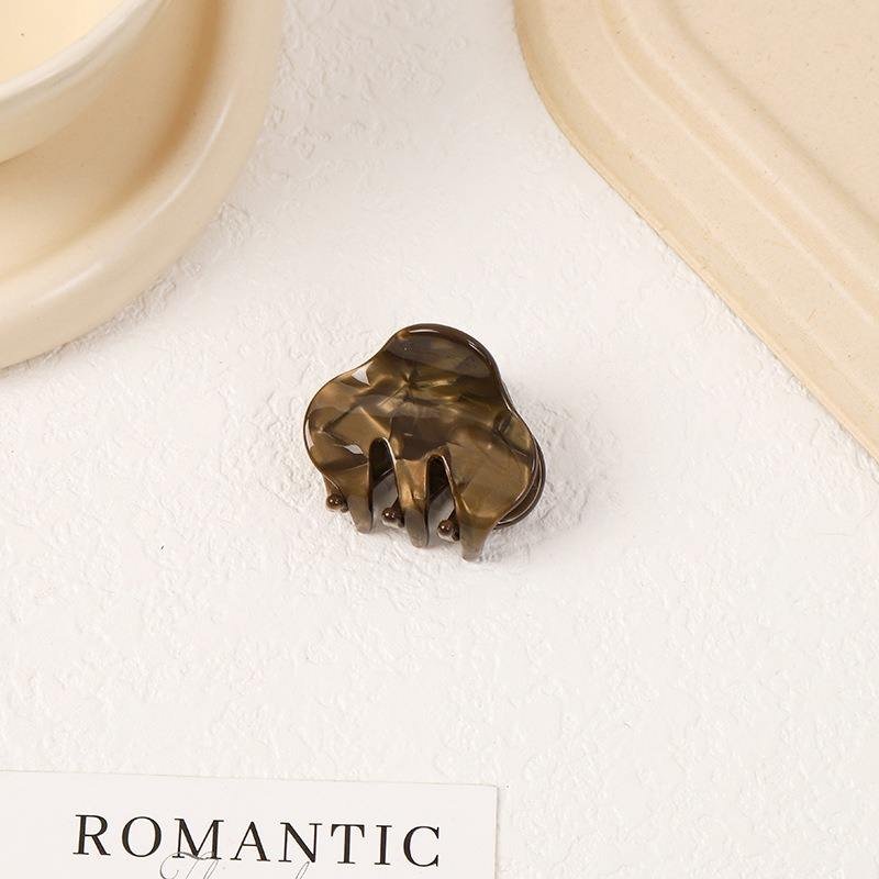 New Fashion French Wood Texture Large Hair Claws Clip for Women Girl Vintage Stylish Acetate Hair Clamp Clip Accessories Jewelry