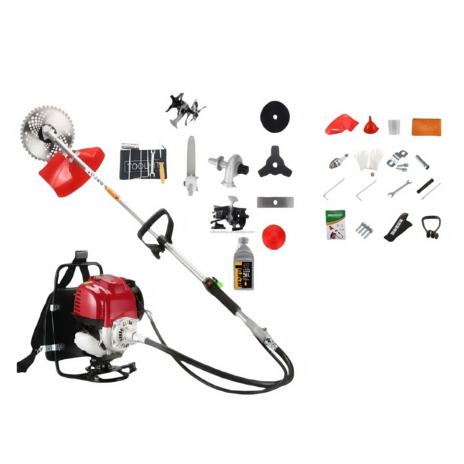 2025 New Product 4-stroke Backpack Multi-functional Mower Backpack From Original Factory