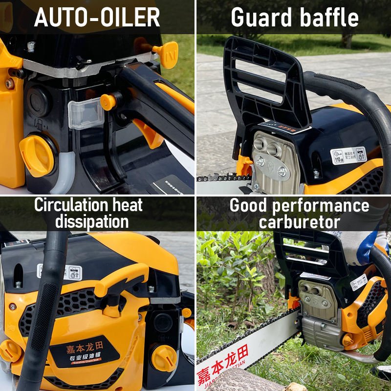 20 Inch 58CC Petrol Wood Chainsaw Heavy Duty Industrial & DIY OEM Customizable with 2200W Power