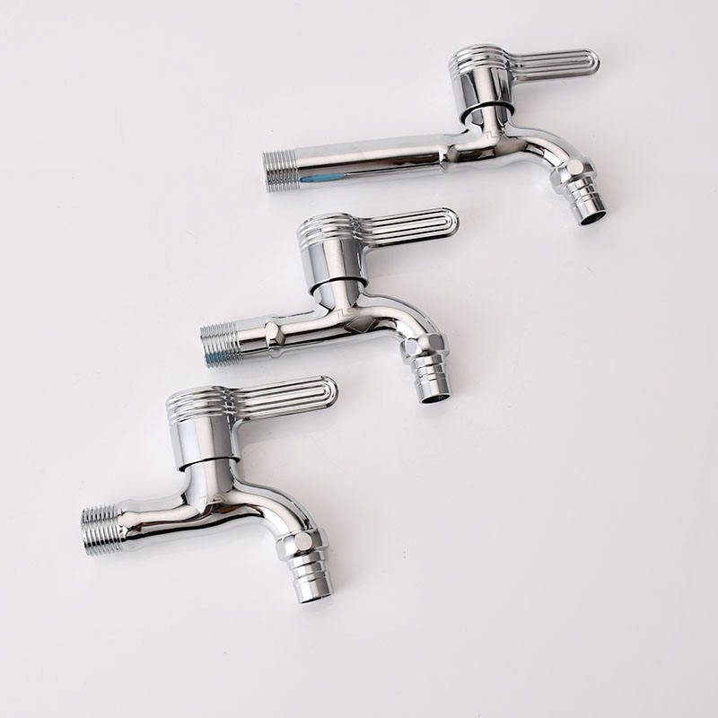 Factory Price 304 Stainless Steel Nozzle Washing Machine Faucet Modern Bib Cock Single Cold 1/2 Quick Garden Water Taps