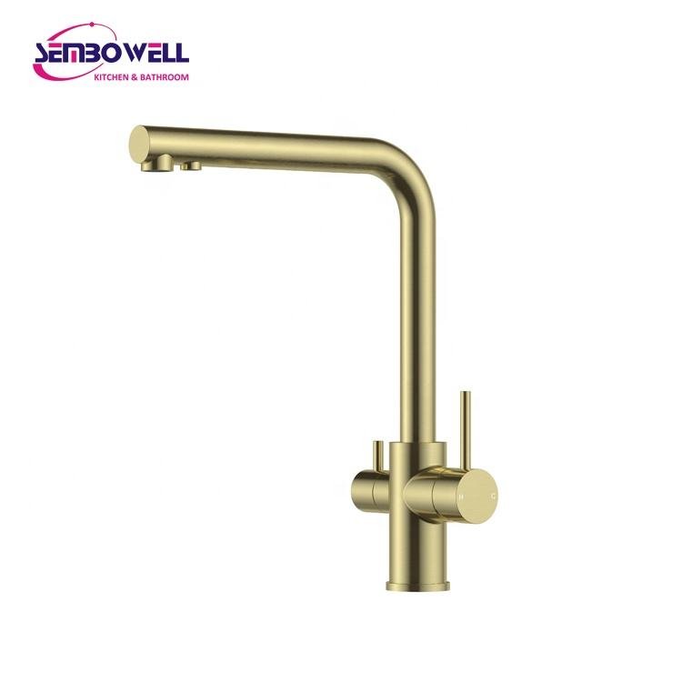 Water Purifier Healthy Kitchen Faucet Kitchen Faucet With Filter 3 Way Stainless Steel Kitchen Faucet With Purified Water Tap