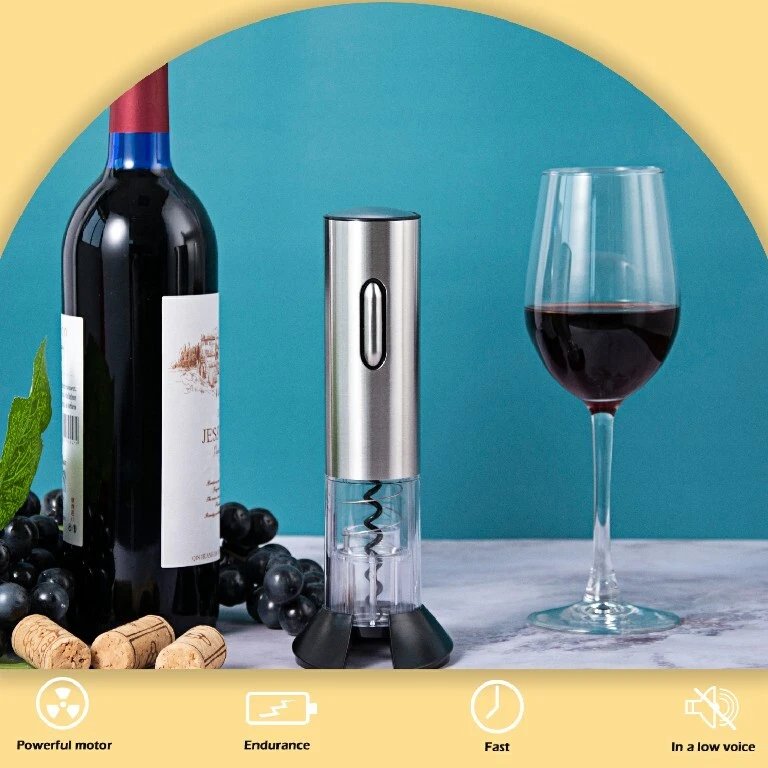 RL-36A Rechargeable Wine Bottle Opener Automatic Portable Stainess Steel Wine Tools