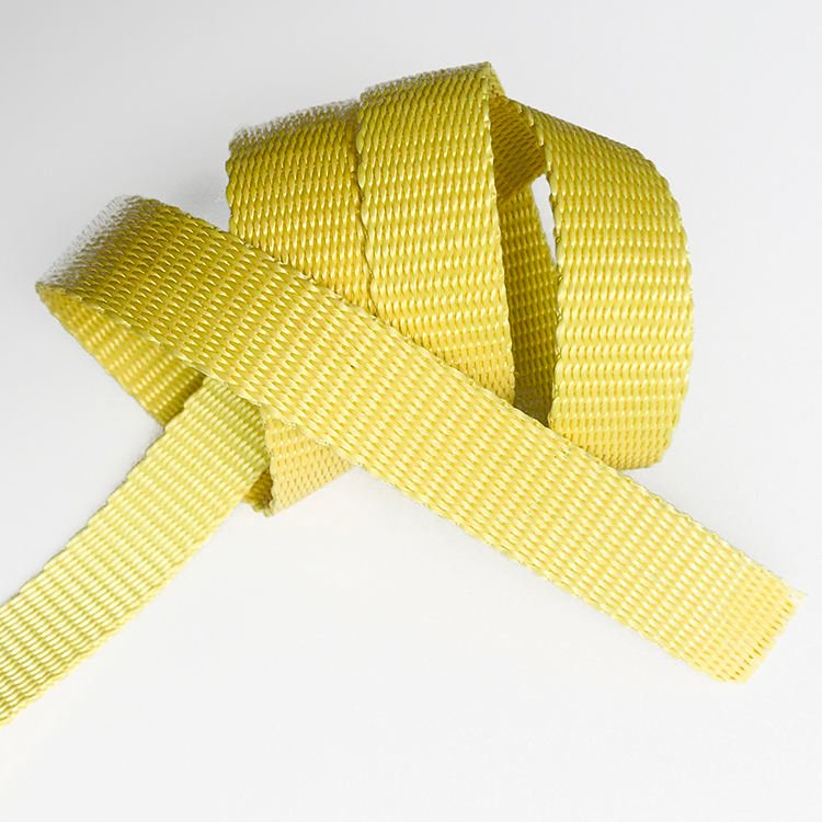 Manufacturer High Strength Kevlar Para Aramid Fiber Webbing Tape Belt for Firefighting Clothing