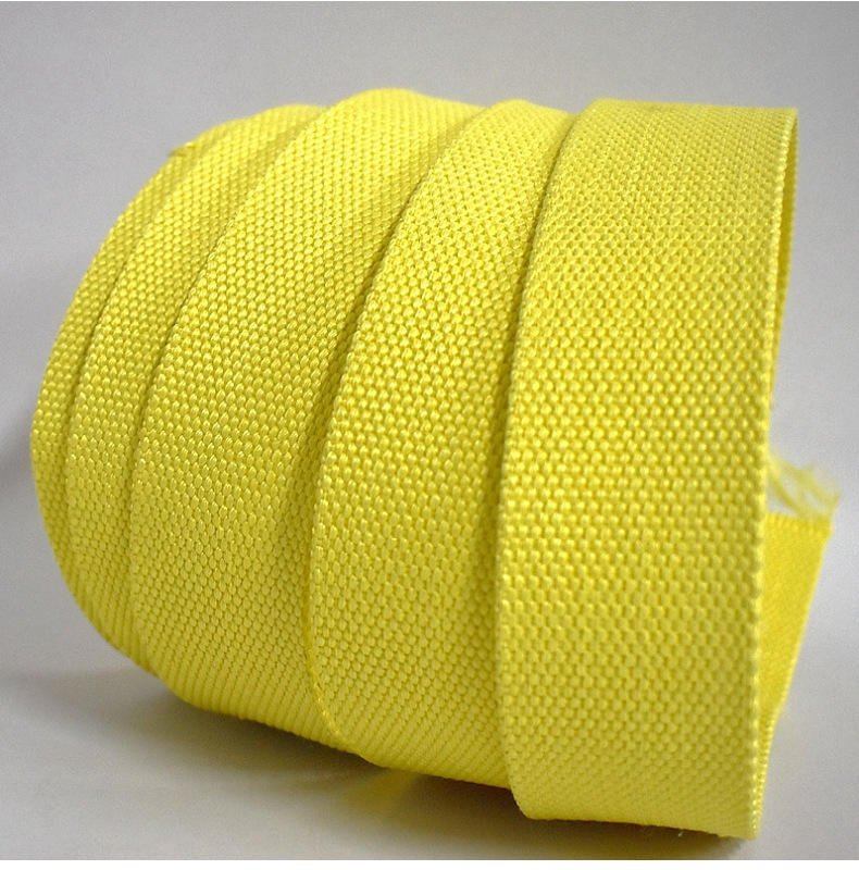 Manufacturer High Strength Kevlar Para Aramid Fiber Webbing Tape Belt for Firefighting Clothing