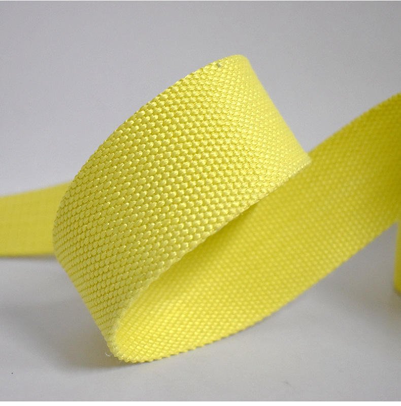 Manufacturer High Strength Kevlar Para Aramid Fiber Webbing Tape Belt for Firefighting Clothing