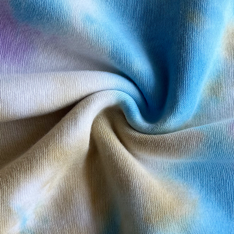 Children Tie Dye Sweatshirt Geometric 100% Cotton Loose Fit Crew Neck Pullover Casual Long Sleeve Top for Spring Autumn Wear ODM