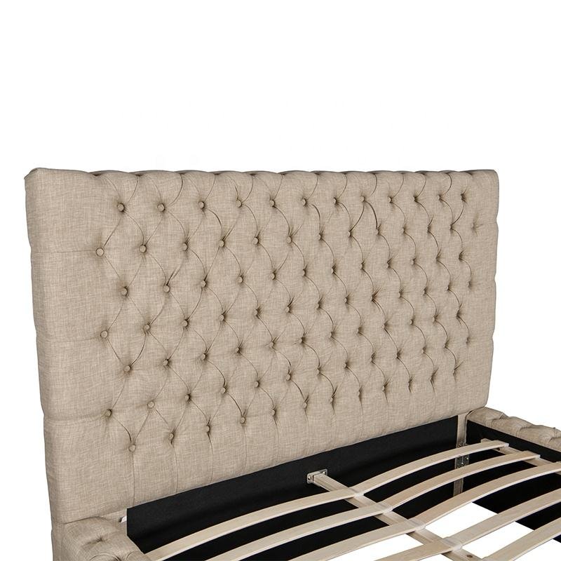 Willsoon Queen Size Velvet Storage Bed Gas Lift Tufted Feature Modern Design Soft Upholstered Wooden Panel Style MDF Wood Fabric