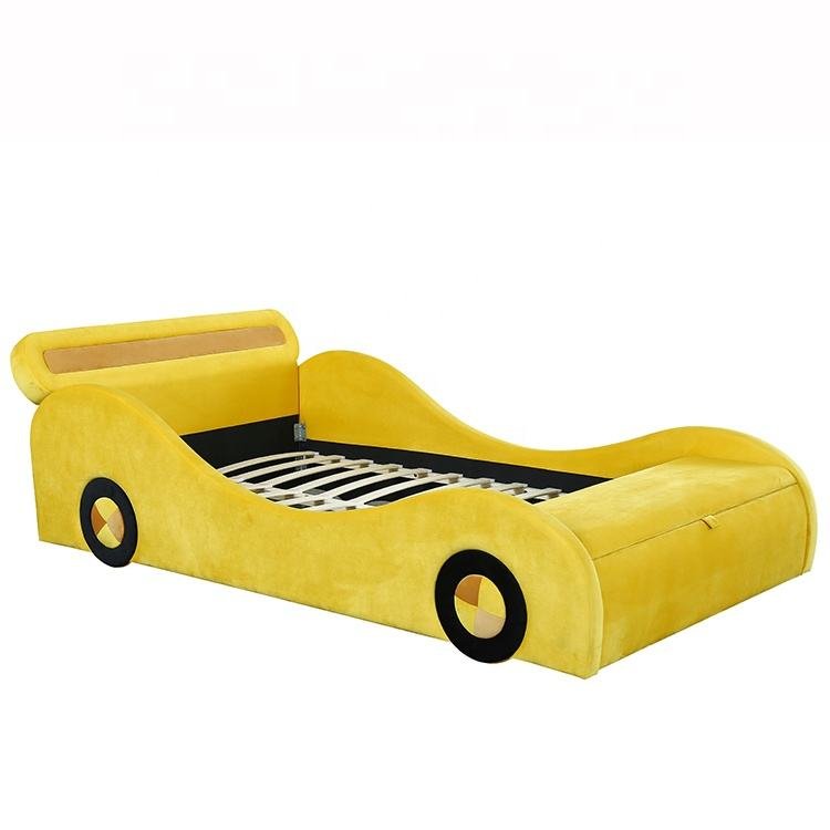 Willsoon Modern Stylish Design Car Styling Synthetic Leather Children's Bed Size and Color for Choose Available Bed Frame