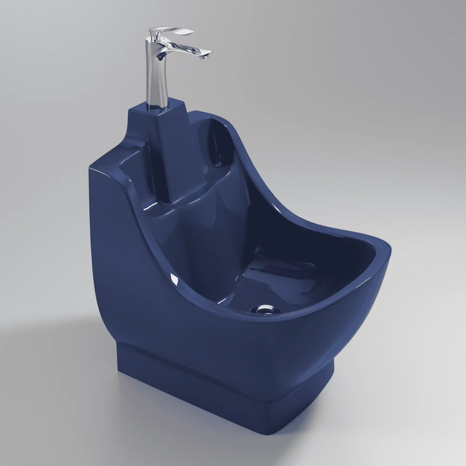 Muslim Wudu Sink Ceramic Foot Washing Sink Wudu Foot Washer Hotel Washroom Bathroom Sink