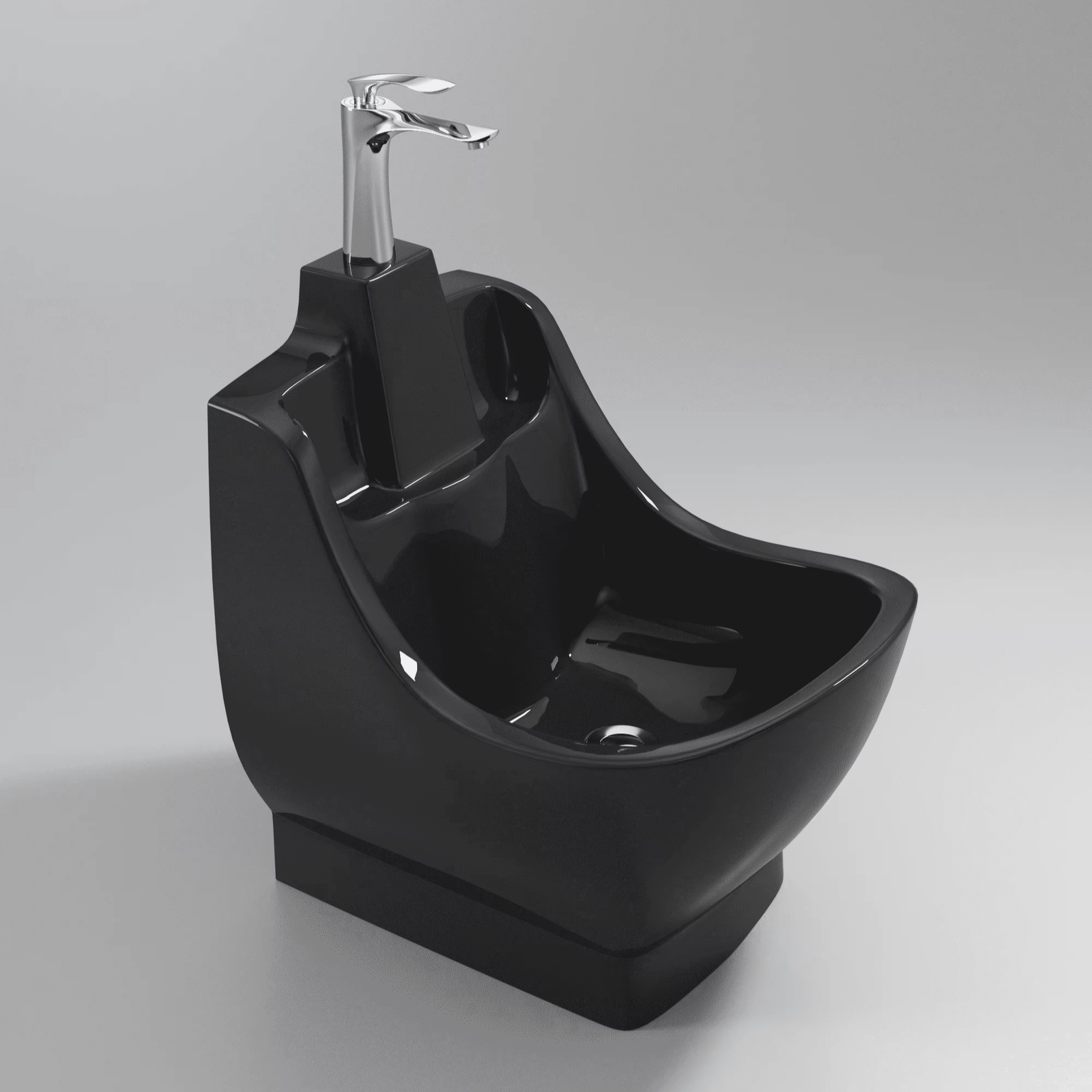 Muslim Wudu Sink Ceramic Foot Washing Sink Wudu Foot Washer Hotel Washroom Bathroom Sink