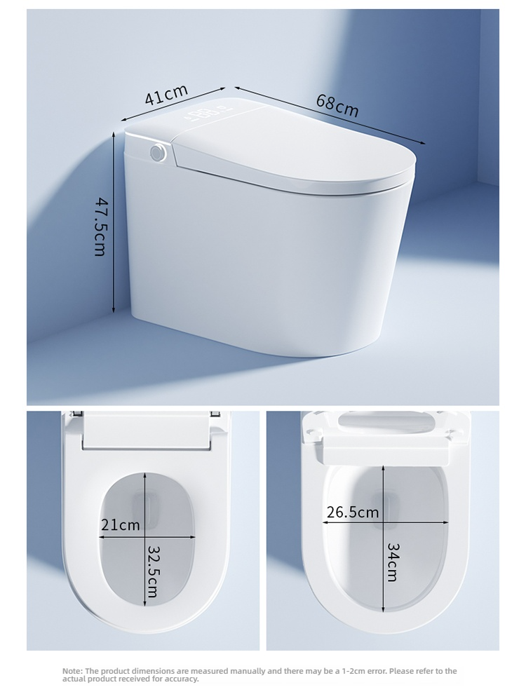 Modern Design Automatic Ceramic Smart Toilet Intelligent WC Bidet Intelligent Toilet for Bathroom