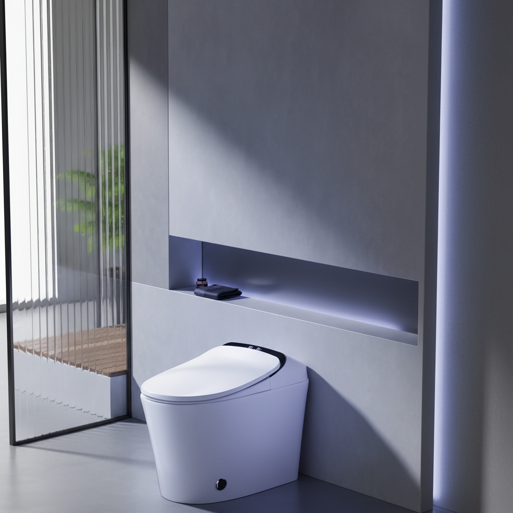 Electric Smart Toilet New Design Floor Mounted Dual-Flush Intelligent Electric Automatic Flush Sensor Smart Wc Toilet Set