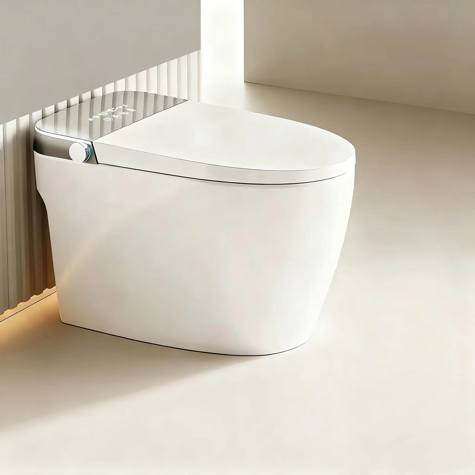 Genuine Smart Toilet Remote Control Fully Automatic Ultraviolet Water Pressure Restriction S-Trap Integrated for Household Use