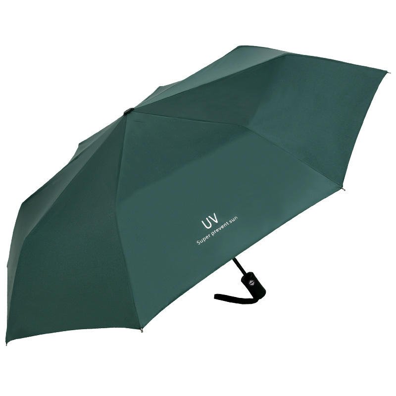Wholesale Promotional 3 Folding Uv Automatic Umbrella for Rain Windproof Sun Parasol Umbrella Custom Umbrella With logo Prints