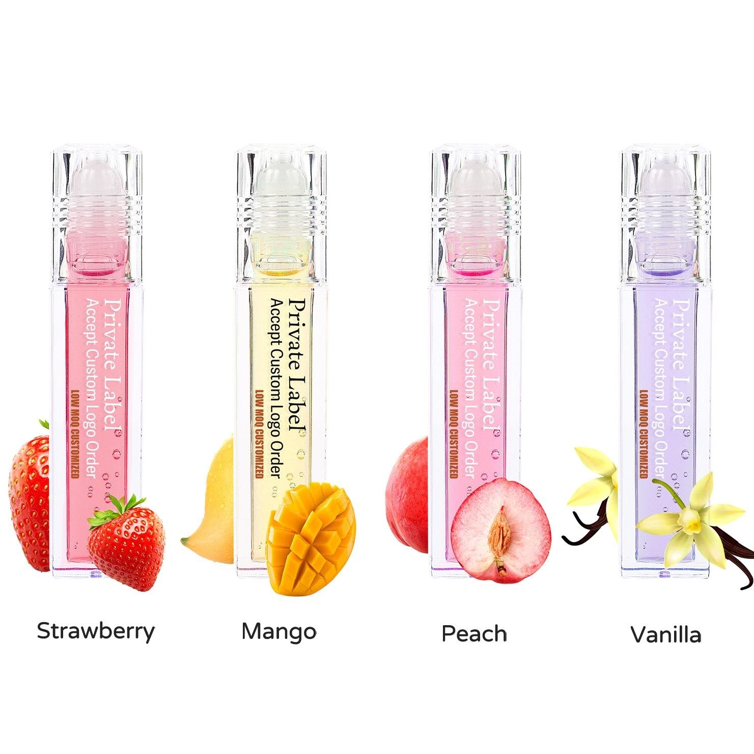 Fruit Lip Oil Private Label Wholesale Lipoil Vegan Cruelty Free Lipoil Custom Lip Oil Customization Shiny Lipoil