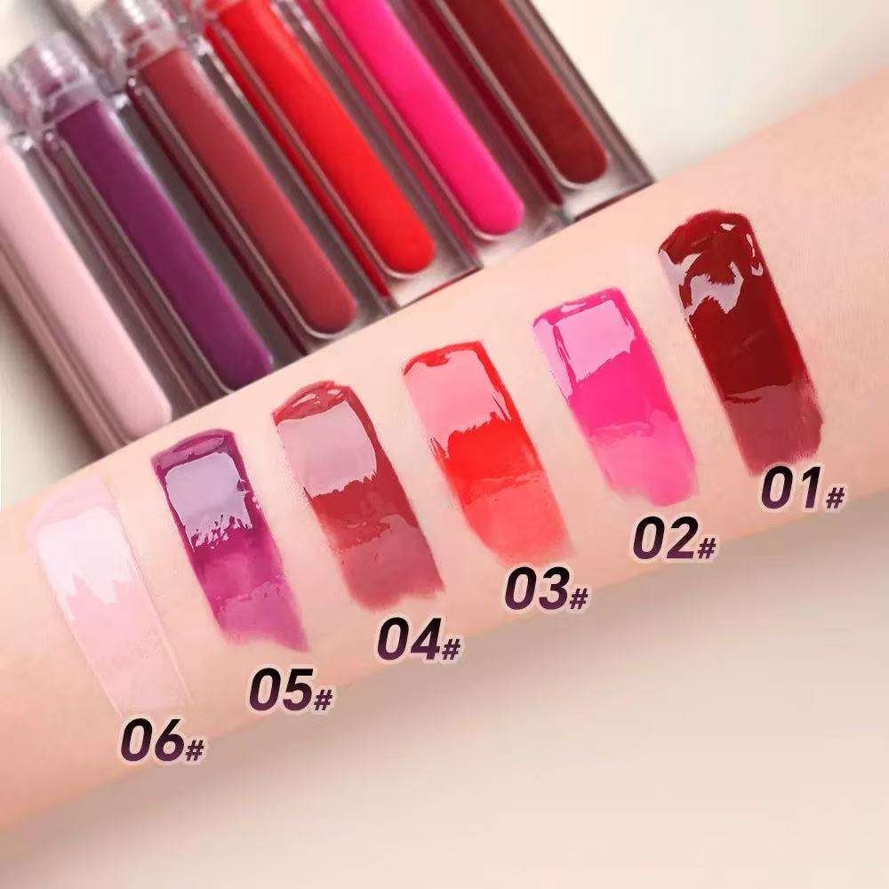 Vegan Glossy Lip Gloss Non-Transfer Long-Lasting Waterproof with Multi Colors Custom Logo for Casual Outfits & Formal Occasions