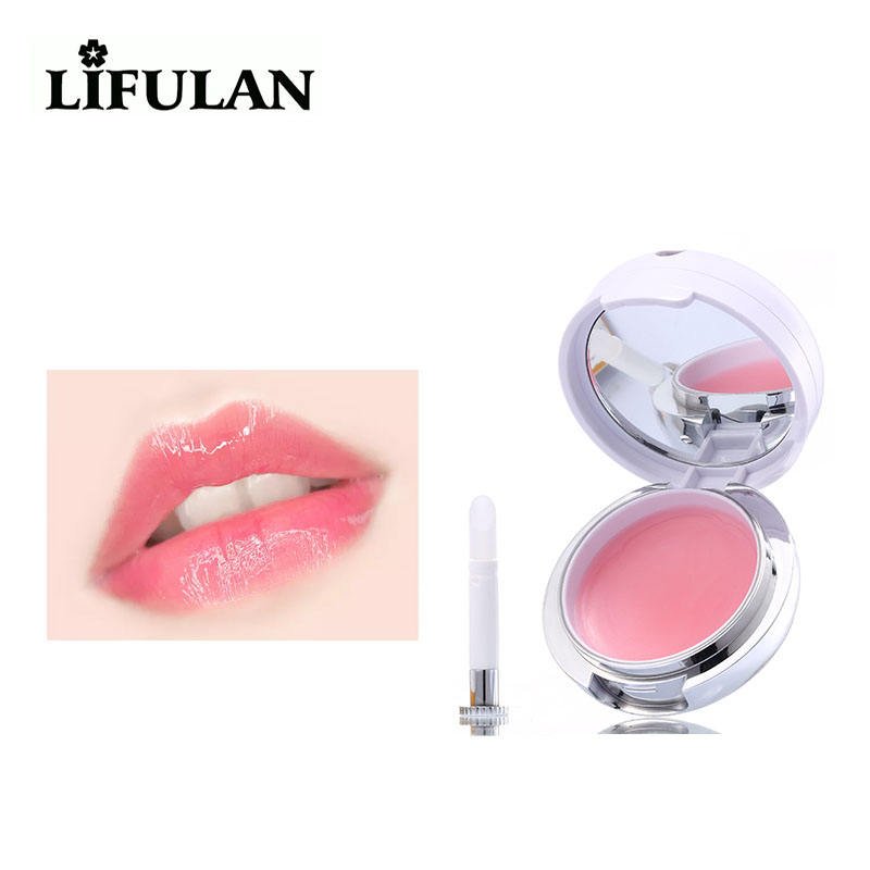 LIFULAN Rose Oil Gel Lip Mask for Women Sunscreen and Waterproof Features