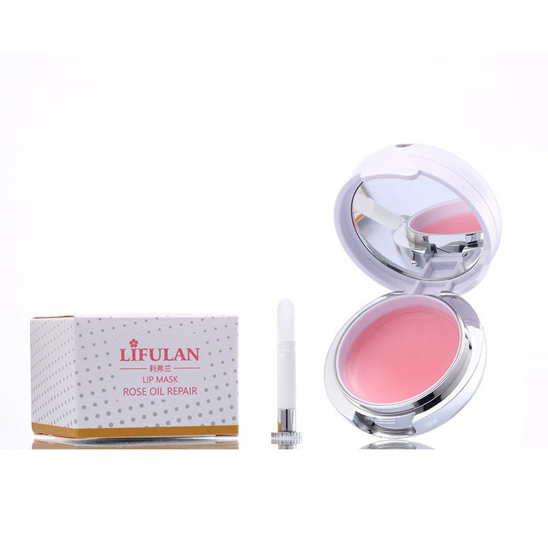 LIFULAN Rose Oil Gel Lip Mask for Women Sunscreen and Waterproof Features