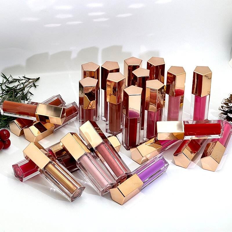 Custom Brand Hydrating Lip Gloss 5ml Glitter Liquid Lipstick Exclusive Custom Tubes Your Beauty Essential