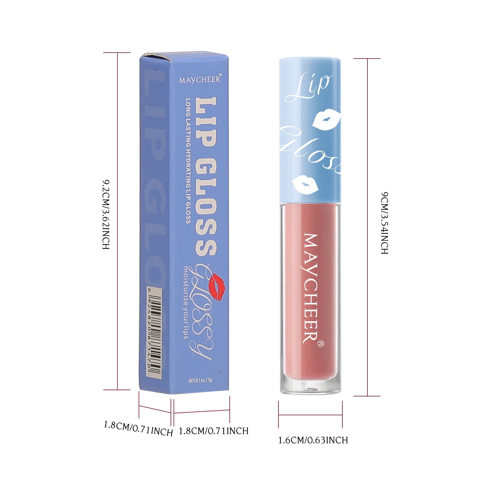 Private Label 12 Colors Moisturizing Wholesale Vegan Liquid Lipstick Waterproof Matte Nude Lip Stain Vendor Lip Gloss