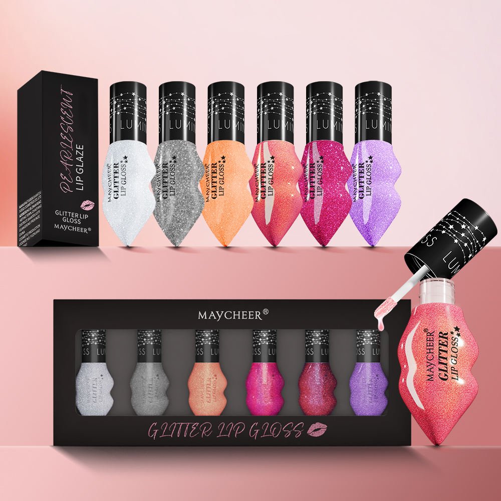 Cosmetic Wholesale Custom Lipstick 12 Fashion Color Popular Velvet Deep Red Gold Glitter Liquid Matte Lipstick