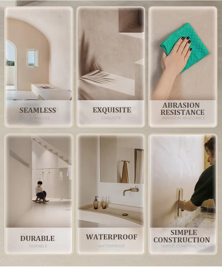 Micro Cement for Walls Microcement Paint for Any Surface Paint for Wall Factory Wholesale