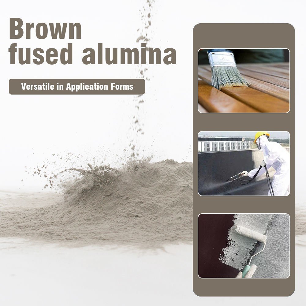 Matte Texture Additive Anti-Slip Paint Material Additive Brown Fused Alumina Powder for Coatings