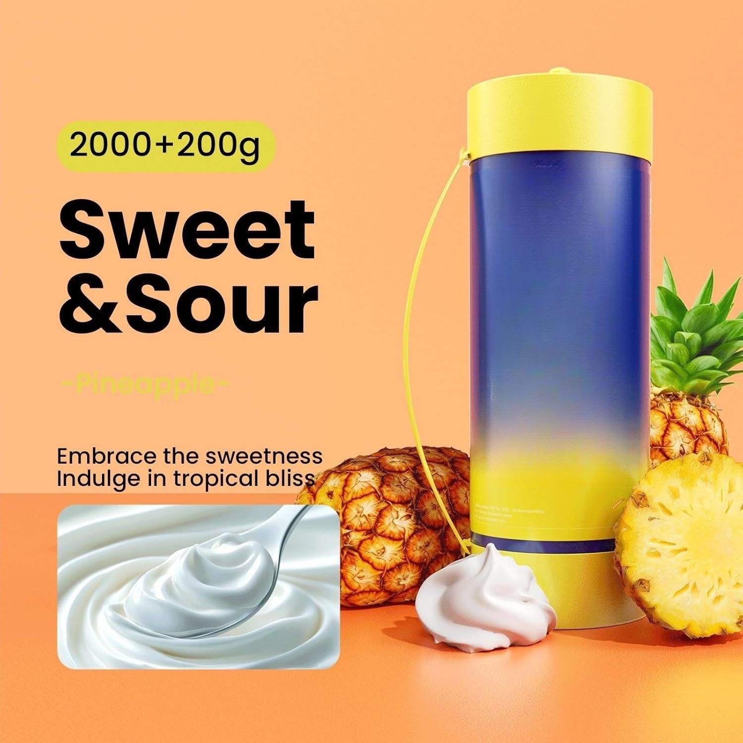 Magic Whip Food Grade 3.3L Cream Chargers Gas Cylinder for Kitchen