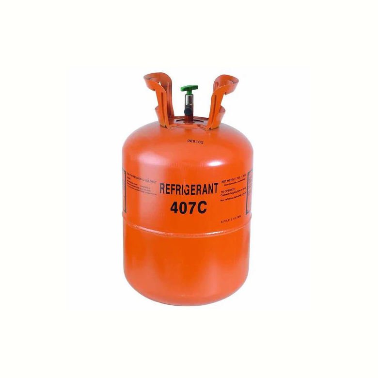 R-407C High Purity 99.9% Refrigerant Gas for HVAC Industrial Use