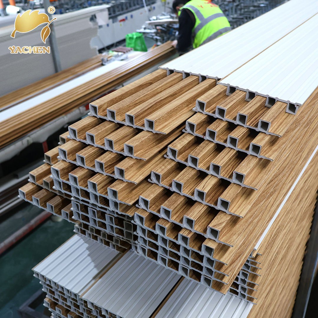 Best Price Eco-Friendly Wpc Fluted Wall Panel Waterproof Wpc Interior Wall Panel for Hotel Lobby Wall Decoration