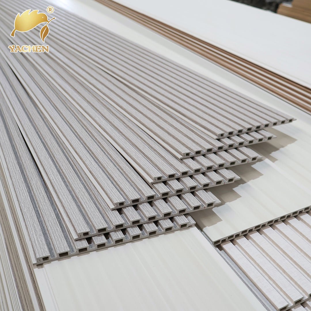 Best Price Eco-Friendly Wpc Fluted Wall Panel Waterproof Wpc Interior Wall Panel for Hotel Lobby Wall Decoration