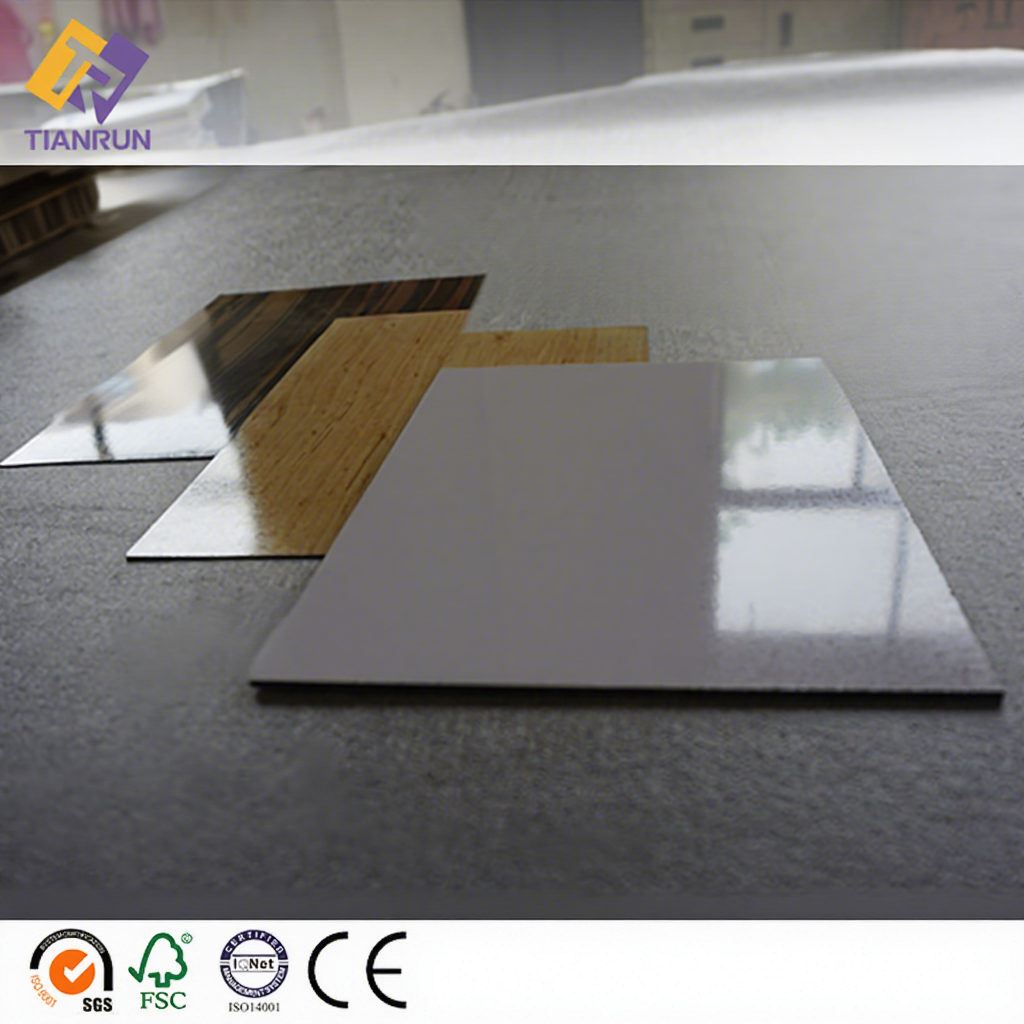 Woodgrain Glossy Laminate HPL Sheet Panel Resin Phenolic Laminate Board for Hotel & Hospital Use Fire Resistant Waterproof