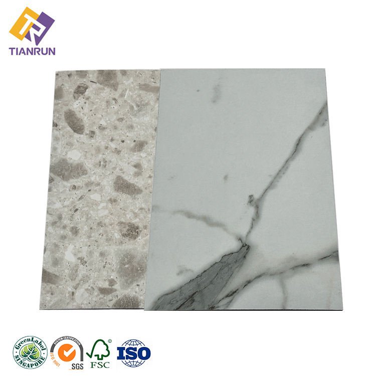 Hot Sales HPL Sheet Compact Laminate Marble Pattern Design Phenolic Panel Marble Board for Bathroom Cabinet Use Waterproof Fire