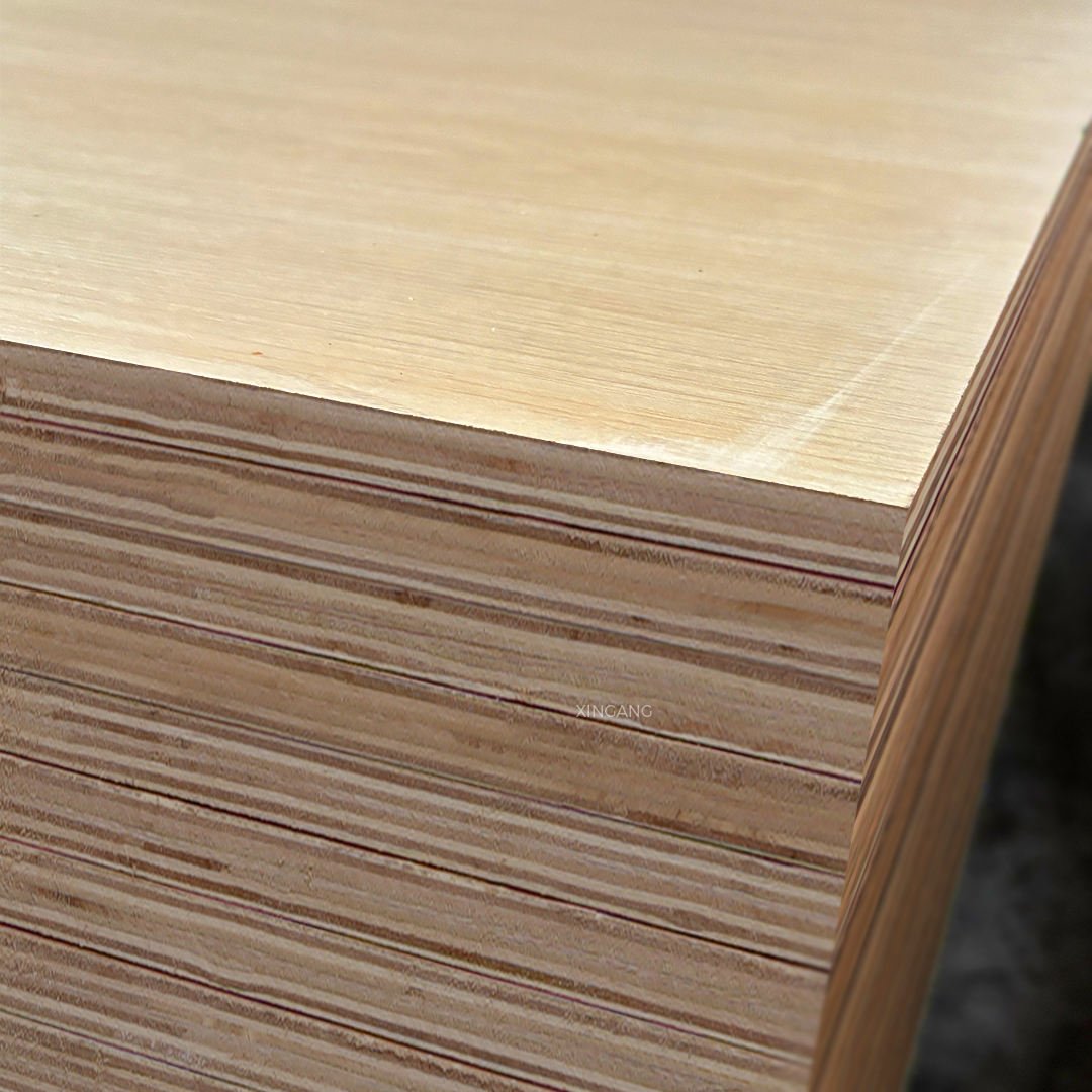 Glossy or Matt Melamine Laminated Marine Plywood 18mm Double Sided Multi Ply Board for Kitchen Cabinet