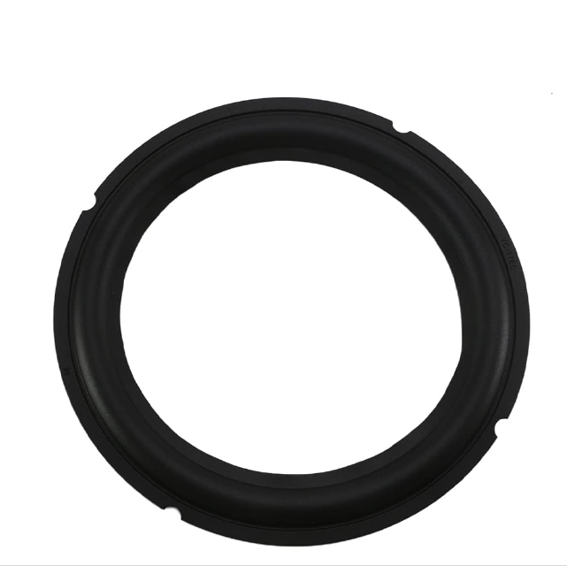 8 Inch Black Notch Speaker Rubber Edge Surround Rings Replacement Parts for Speaker Repair