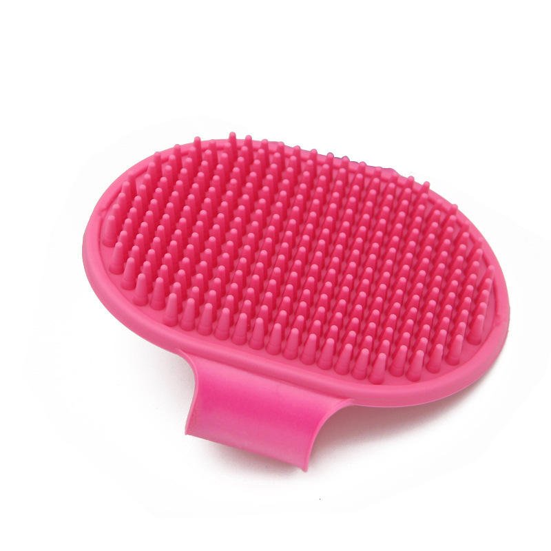 Blue/Red/Green Pet Bathing Brush & Massage Glove for Cats & Dogs-Comb & Hair Removal