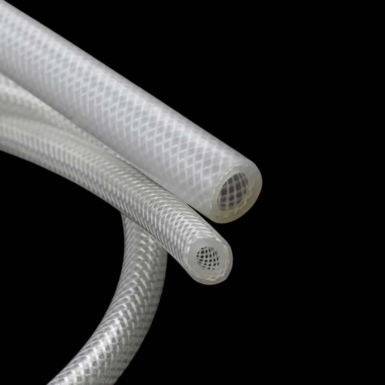 Ruixinag Food Grade Silicone Braided Hose-Customizable Sizes for Beer Brewing Coffee Machines Beverage Transfer