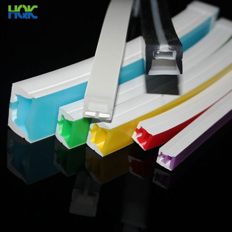 Customized Outdoor Waterproof Silicone Led Lighting Strip Bi-Color Silicone Tubing