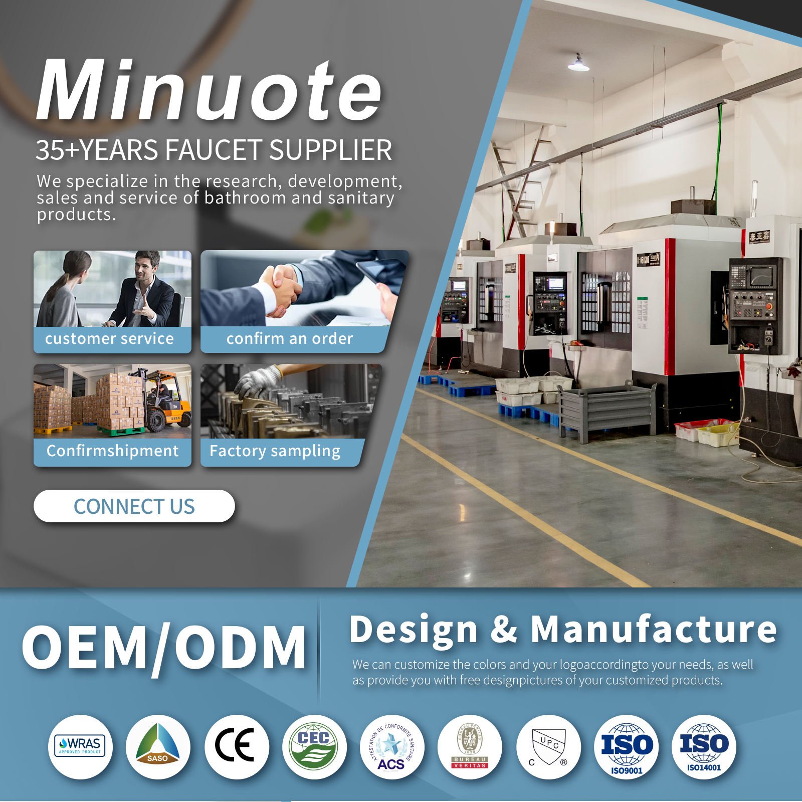 Bathroom Furniture Wash Basin Faucet Brushed Nickel Color Basin Mixer 304 Stainless Steel Faucet