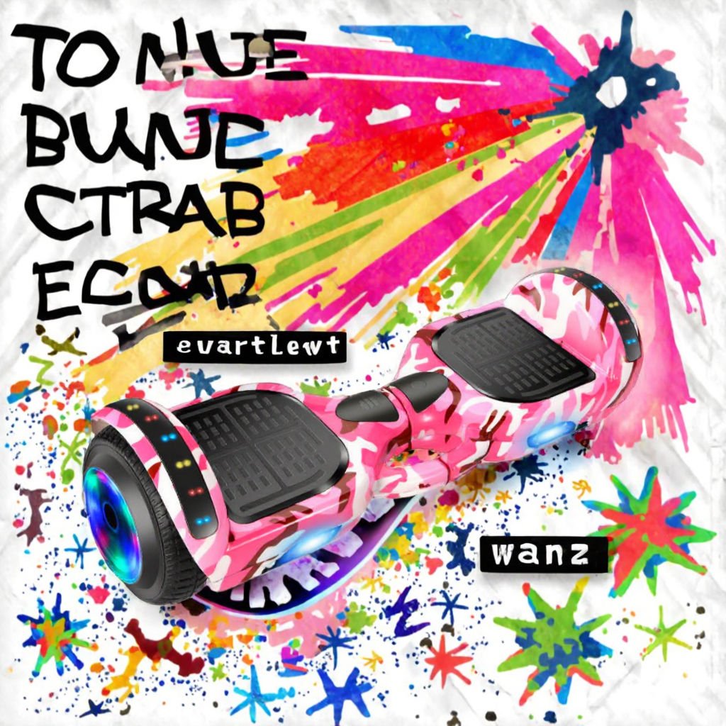 6.5Inch Self Balancing Electric Scooter Dual Wheel Toy for Kids 36V 4400mAh Battery 250W Motor Plus LED Lights