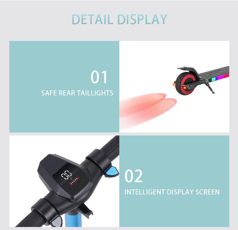 Electric Scooter for Kids 10 Years Old Kick Adjustable Kids Scooter Electric Scooter for Kids