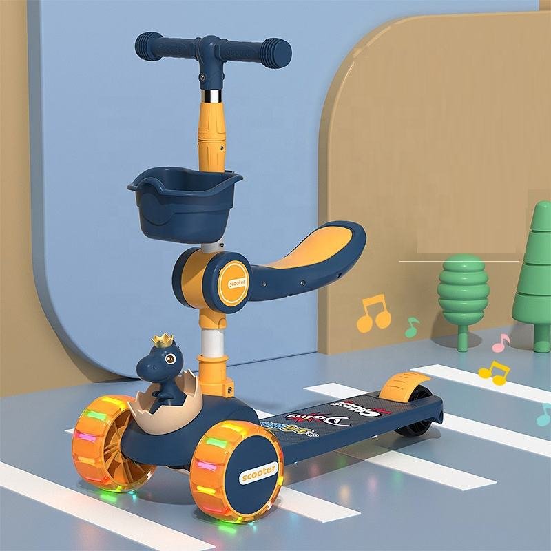 Kids Toy Vehicle Bikes Ride on Toys Walker Scooter Kids Scooters Baby Toy Baby Kick Scooter for Walk Training