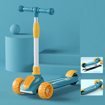 Wholesale Aluminum Alloy Kids Kick Child Toy 3 Wheel Scooter With Light Chair for Kids Children