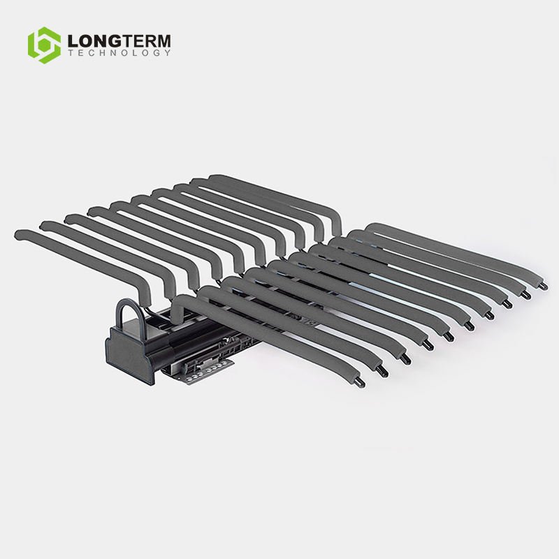 Telescopic Sliding Trouser Rack - Wardrobe Hanging Solution, Top Mounted Clothes & Pants Drying Hanger