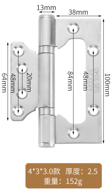 Adjustable Stainless Steel Spring Car Butterfly Door Closer Hinge Self-Closing Modern Design for Home Bathroom or Hotel Use