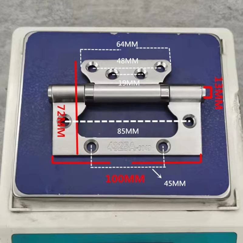 Adjustable Stainless Steel Spring Car Butterfly Door Closer Hinge Self-Closing Modern Design for Home Bathroom or Hotel Use